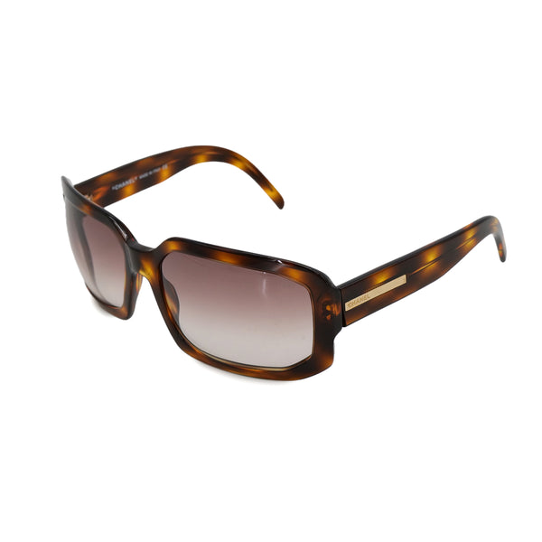 VINTAGE CHANEL LOGO SUNGLASSES TORTOISESHELL BROWN EYEWEAR 90324126