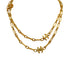 VINTAGE CHANEL LONG NECKLACE COCOMARK GOLD ACCESSORY 90328696
