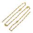 VINTAGE CHANEL LONG NECKLACE COCOMARK GOLD ACCESSORY 90328696