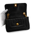 VINTAGE CHANEL MADEMOISELLE BIJOU CHAIN SHOULDER BAG BLACK LAMB SKIN GOLD HARDWARE 90346150