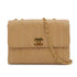 VINTAGE CHANEL MADEMOISELLE CHAIN SHOULDER BAG BEIGE CAVIAR SKIN GOLD HAEDWARE 90316995