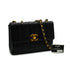 VINTAGE CHANEL MADEMOISELLE CHAIN SHOULDER BAG BLACK CAVIAR SKIN GOLD HARDWARE 90343855