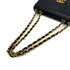VINTAGE CHANEL MADEMOISELLE CHAIN SHOULDER BAG BLACK LAMB SKIN GOLD HARDWARE 90318632