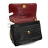 VINTAGE CHANEL MADEMOISELLE CHAIN SHOULDER BAG BLACK LAMB SKIN GOLD HARDWARE 90326606