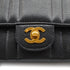 VINTAGE CHANEL MADEMOISELLE CHAIN SHOULDER BAG BLACK CAVIAR SKIN GOLD HARDWARE 90331376