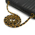 VINTAGE CHANEL MADEMOISELLE CHAIN SHOULDER BAG BLACK CAVIAR SKIN GOLD HARDWARE 90331376