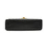 VINTAGE CHANEL MADEMOISELLE CHAIN SHOULDER BAG BLACK LAMB SKIN GOLD HARDWARE 90335601