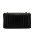 VINTAGE CHANEL MADEMOISELLE CHAIN SHOULDER BAG BLACK LAMB SKIN GOLD HARDWARE 90337660