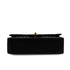 VINTAGE CHANEL MADEMOISELLE CHAIN SHOULDER BAG BLACK LAMB SKIN GOLD HARDWARE 90337660