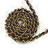 VINTAGE CHANEL MADEMOISELLE CHAIN SHOULDER BAG BLACK LAMB SKIN GOLD HARDWARE 90337660