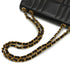 VINTAGE CHANEL MADEMOISELLE CHAIN SHOULDER BAG BLACK LAMB SKIN GOLD HARDWARE 90341916