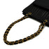 VINTAGE CHANEL MADEMOISELLE CHAIN SHOULDER BAG BLACK LAMB SKIN GOLD HARDWARE 90346141