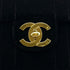 VINTAGE CHANEL MADEMOISELLE CHAIN SHOULDER BAG BLACK VELOR GOLD HARDWARE 90325613