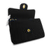 VINTAGE CHANEL MADEMOISELLE CHAIN SHOULDER BAG BLACK VELOR GOLD HARDWARE 90325613