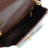 VINTAGE CHANEL MADEMOISELLE CHAIN SHOULDER BAG BROWN CAVIAR SKIN GOLD HARDWARE 90346662