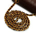 VINTAGE CHANEL MADEMOISELLE CHAIN SHOULDER BAG BROWN CAVIAR SKIN GOLD HARDWARE 90346662