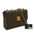 VINTAGE CHANEL MADEMOISELLE CHAIN SHOULDER BAG KHAKI CAVIAR SKIN GOLD HARDWARE 90340384