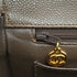 VINTAGE CHANEL MADEMOISELLE CHAIN SHOULDER BAG KHAKI CAVIAR SKIN GOLD HARDWARE 90340384