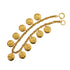 VINTAGE CHANEL MADEMOISELLE LOGO NECKLACE GOLD ACCESSORY 90334245