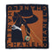 VINTAGE CHANEL MADEMOISELLE LOGO SCARF BLACK BROWN SILK 90324796