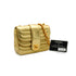 VINTAGE CHANEL MADEMOISELLE MINI CHAIN SHOULDER BAG GOLD LAMB SKIN GOLD HARDWARE 90342588