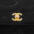 VINTAGE CHANEL MATELASSE 34 CHAIN SHOULDER BAG BLACK VELOR GOLD HARDWARE 90327397