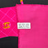 VINTAGE CHANEL MATELASSE BAG PATTERN SCARF PINK SILK 90324780