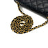 VINTAGE CHANEL MATELASSE BIG COCO CHAIN SHOULDER BAG BLACK LAMB SKIN GOLD HARDWARE 90310320