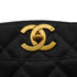 VINTAGE CHANEL MATELASSE BIG COCO CHAIN SHOULDER BAG BLACK CAVIAR SKIN GOLD HARDWARE 90339654
