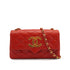 VINTAGE CHANEL MATELASSE BIG COCO CHAIN SHOULDER BAG RED LAMB SKIN GOLD HARDWARE 90319986