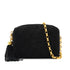 VINTAGE CHANEL MATELASSE BIJOU CHAIN SHOULDER BAG BLACK SUEDE FRINGE GOLD HARDWARE 90333749