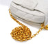VINTAGE CHANEL MATELASSE BIJOU CHAIN SHOULDER BAG FRINGE WHITE LAMB SKIN GOLD HARDWARE 90342414
