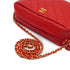 VINTAGE CHANEL MATELASSE CAMERA BAG RED LAMB SKIN GOLD HARDWARE 90338884