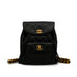 VINTAGE CHANEL MATELASSE CHAIN BACKPACK BLACK LAMB SKIN GOLD HARDWARE 90341720