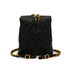 VINTAGE CHANEL MATELASSE CHAIN BACKPACK BLACK LAMB SKIN GOLD HARDWARE 90341720