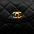 VINTAGE CHANEL MATELASSE CHAIN BACKPACK BLACK LAMB SKIN GOLD HARDWARE 90341720