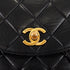 VINTAGE CHANEL MATELASSE CHAIN BACKPACK BLACK LAMB SKIN GOLD HARDWARE 90350340