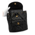 VINTAGE CHANEL MATELASSE CHAIN BACKPACK BLACK LAMB SKIN GOLD HARDWARE 90350340