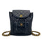 VINTAGE CHANEL MATELASSE CHAIN BACKPACK NAVY LAMB SKIN GOLD HARDWARE 90317868
