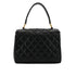 VINTAGE CHANEL MATELASSE CHAIN HAND BAG BLACK LAMB SKIN GOLD HARDWARE 90333746