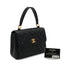 VINTAGE CHANEL MATELASSE CHAIN HAND BAG BLACK LAMB SKIN GOLD HARDWARE 90333746