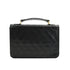 VINTAGE CHANEL MATELASSE CHAIN HAND SHOULDER BAG BLACK LAMB SKIN GOLD HARDWARE 90335295