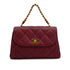 VINTAGE CHANEL MATELASSE CHAIN HAND BAG BORDEAUX CAVIAR SKIN GOLD HARDWARE 90317781