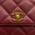 VINTAGE CHANEL MATELASSE CHAIN HAND BAG BORDEAUX CAVIAR SKIN GOLD HARDWARE 90317781