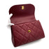 VINTAGE CHANEL MATELASSE CHAIN HAND BAG BORDEAUX CAVIAR SKIN GOLD HARDWARE 90317781