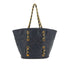 VINTAGE CHANEL MATELASSE CHAIN HAND BAG NAVY LAMB SKIN 90335499