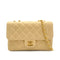 VINTAGE CHANEL MATELASSE CHAIN SHOULDER BAG BEIGE LAMB SKIN GOLD HARDWARE 90314319