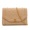 VINTAGE CHANEL MATELASSE CHAIN SHOULDER BAG BEIGE LAMB SKIN GOLD HARDWARE 90348428