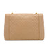 VINTAGE CHANEL MATELASSE CHAIN SHOULDER BAG BEIGE LAMB SKIN GOLD HARDWARE 90348428