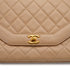 VINTAGE CHANEL MATELASSE CHAIN SHOULDER BAG BEIGE LAMB SKIN GOLD HARDWARE 90348428